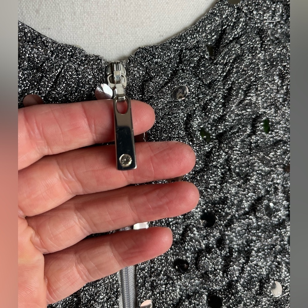 Joseph Ribkoff Sequin Textured Jacket - Picture 10 of 13